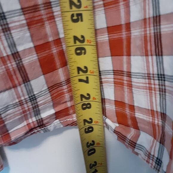 Wrangler Retro Pearl Snap Shirt Mens XL Red Plaid Long Sleeve Western Rodeo - Picture 9 of 9
